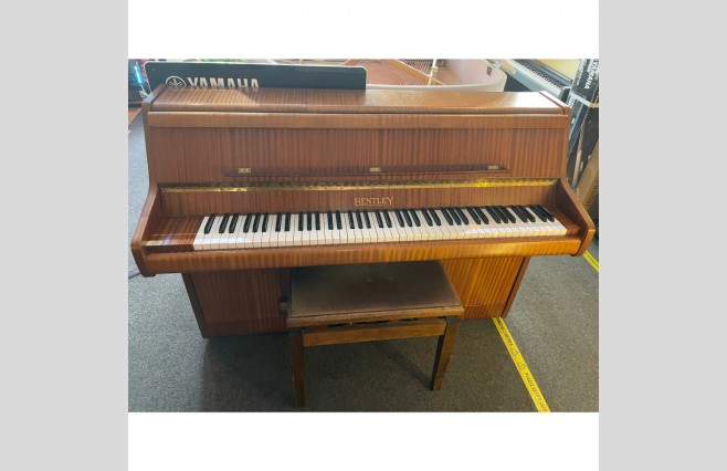 Used Bentley Modern Light Mahogany Upright Piano All Inclusive Package - Image 1